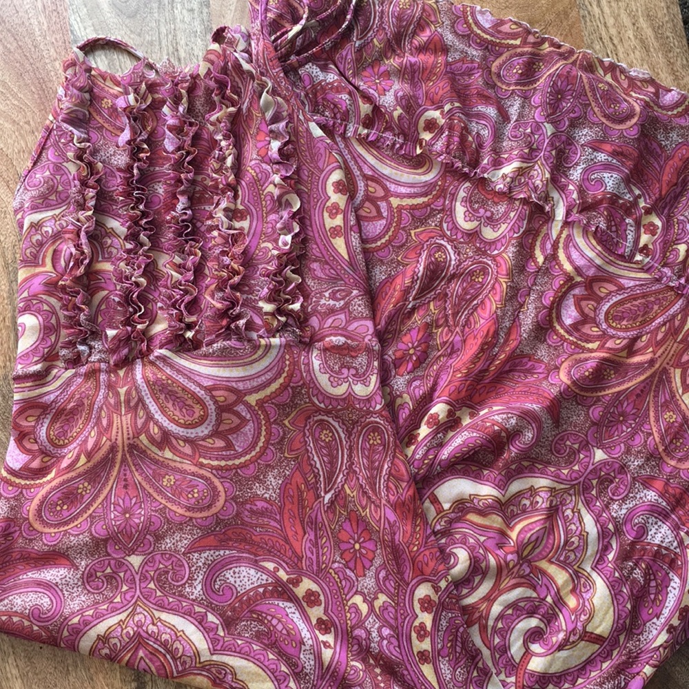 90’s Vintage Phoebe Halter Midi Dress